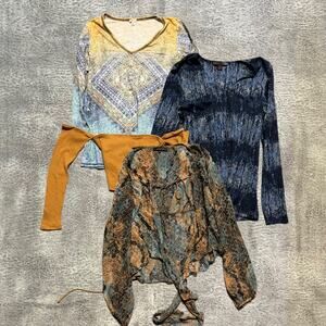 Womens Long Sleeve Whimsy Bundle of 4